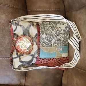 Pinkie Pearl Co Boho Fabric Crossbody